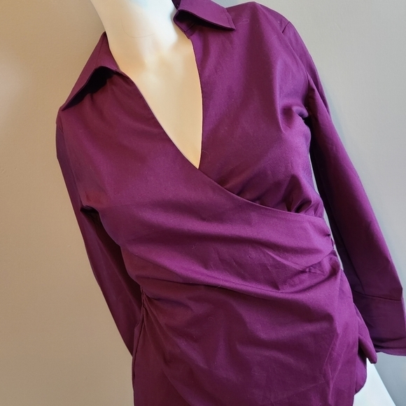 NWT NY&CO Wrap Top size XS - Picture 5 of 7